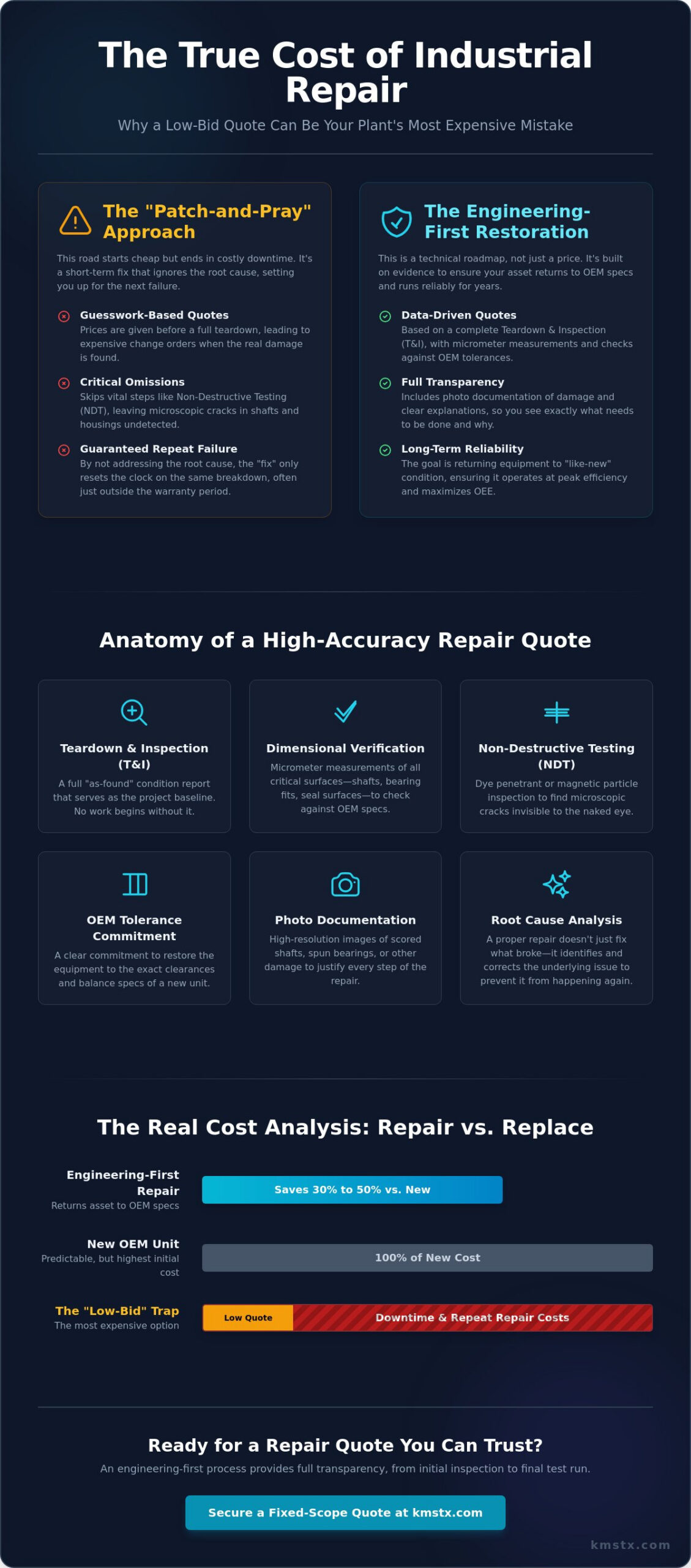 Industrial Machinery Repair Quote: A Guide to Evaluating Technical Restoration Costs